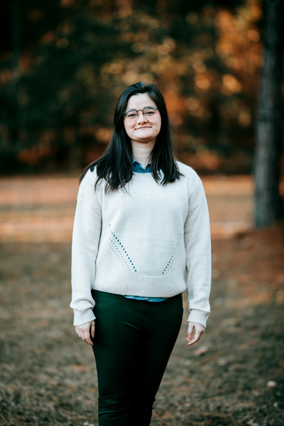 Rebeca Mata standing outside