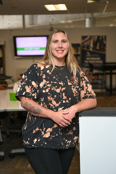 UNF student and Navy veteran Azia Romanpicon
