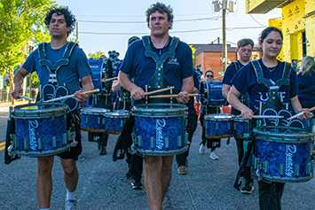 UNF drumline members
