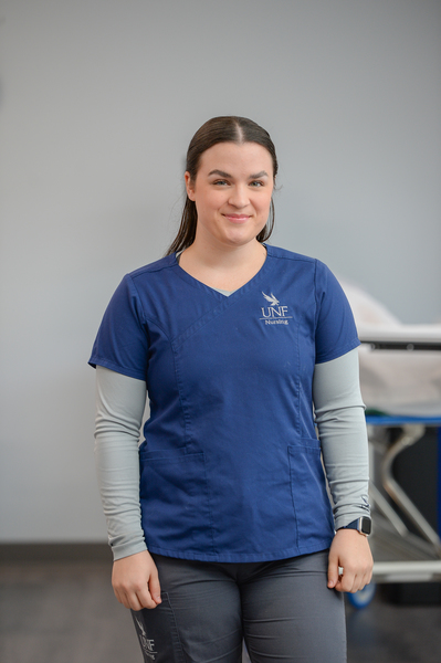 UNF nursing student Katie Lewis