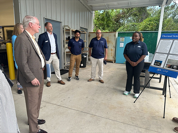 U.S. Congressman John H. Rutherford visiting UNF