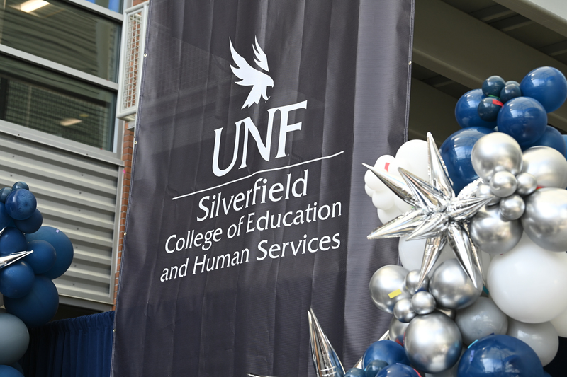 UNF Silverfield College of Education and Human Services banner