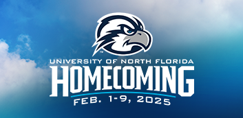 UNF Homecoming 2025 flyer