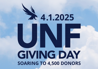 4.1.25 UNF Giving Day Soaring to 4,500 Donors
