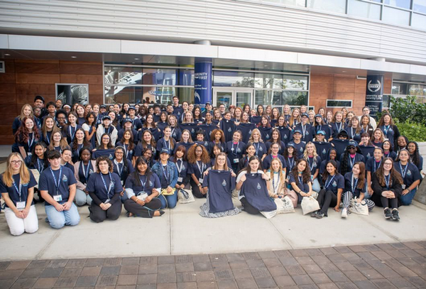 High schoolers and teachers gathered at the UNF Student Union