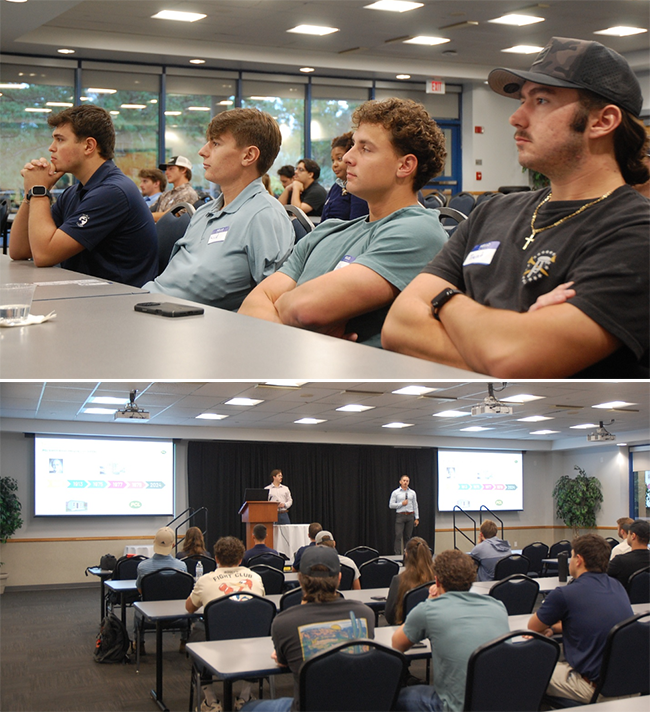 Attendees at UNF Construction Management Innovation Day