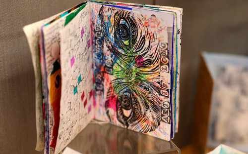 Sketchbook from the Bound In Italy exhibition in the UNF Library
