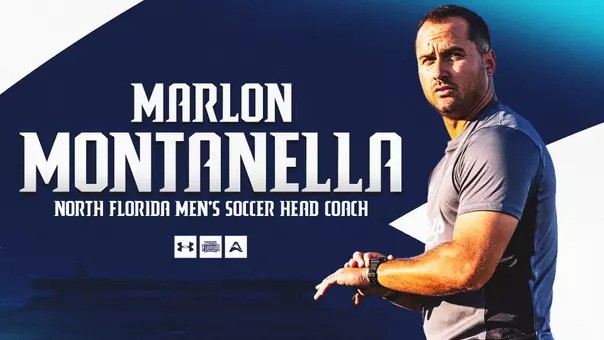 UNF men's soccer head coach Marlon Montanella