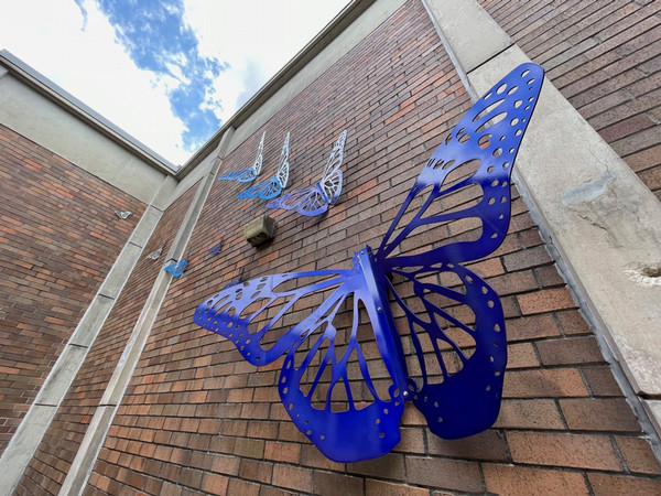 Public Art: Wings of Change by Jenny Hager