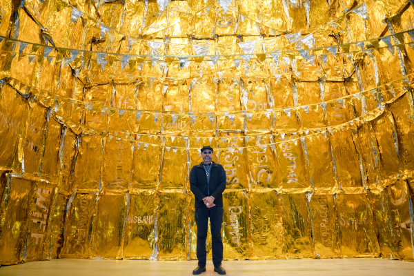 Project Atrium: Nari Ward, "Great Greetings", Installation view.