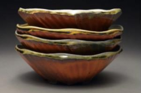 Four bowls stacked on top of each other