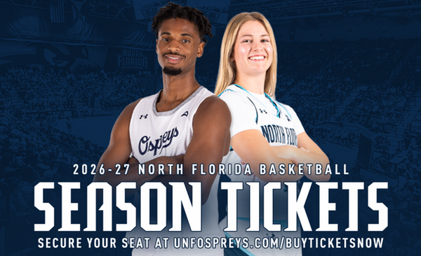 2026-27 North Florida Basketball Season Tickets Secure Your Seats at unfospreys.com/buyticketsnow