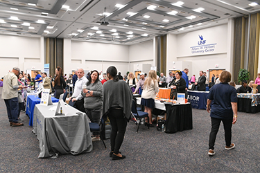 Attendees at UNF Employee Benefits Fair
