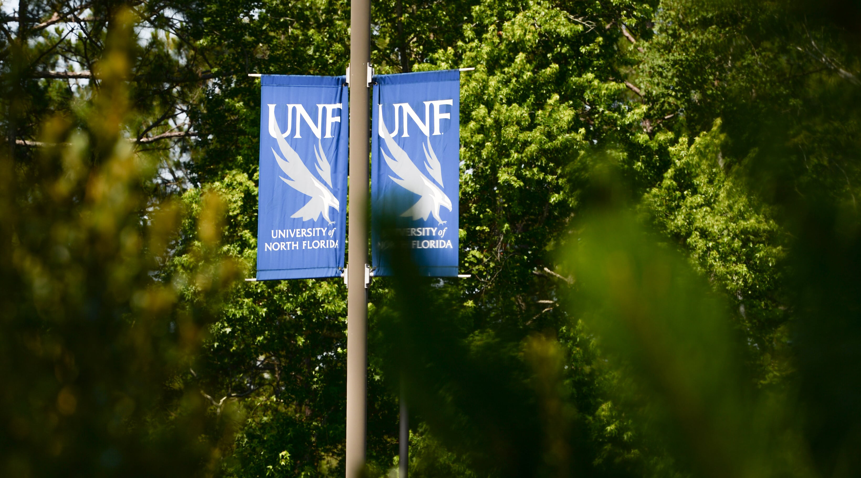 UNF street banners