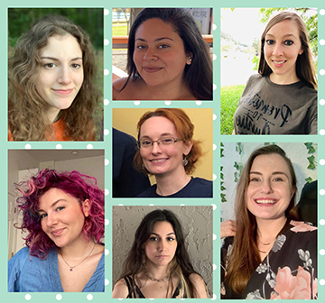 Collage of the Mental Health Advocates program team members