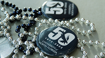 UNF Homecoming buttons