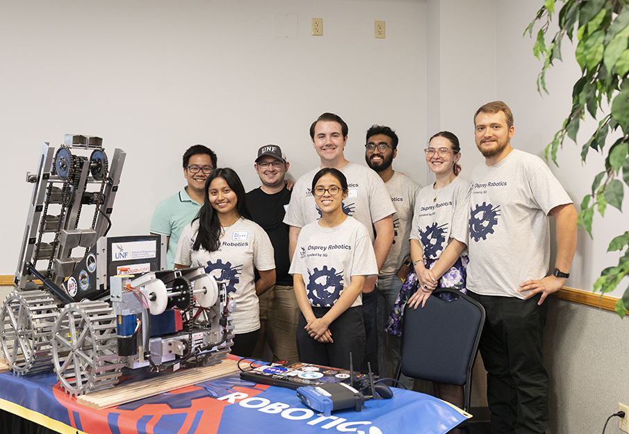 Osprey Robotics team prepares robot for competition 