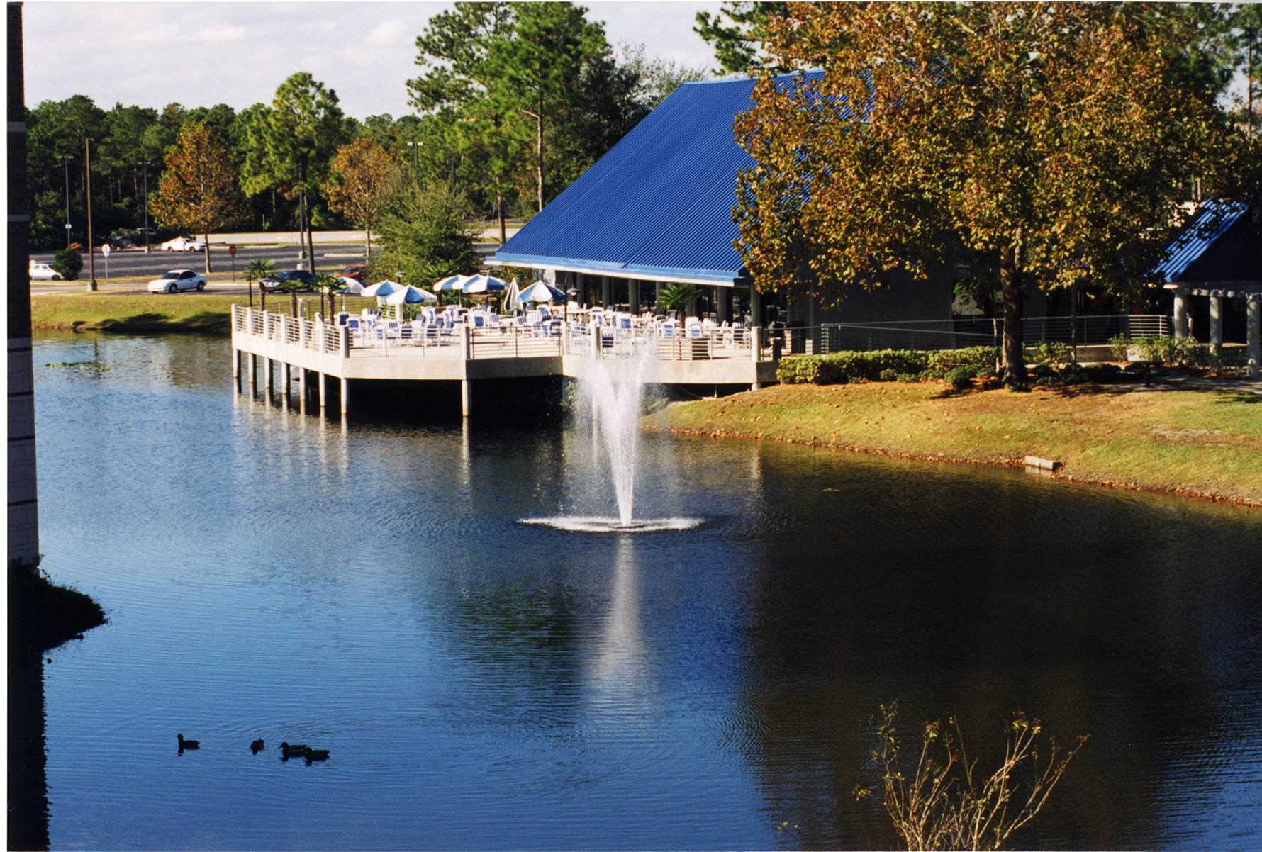 UNF Boathouse restaurant circa 1999