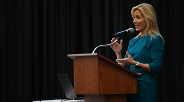 Mayor Deegan speaks at UNF Environmental Symposium