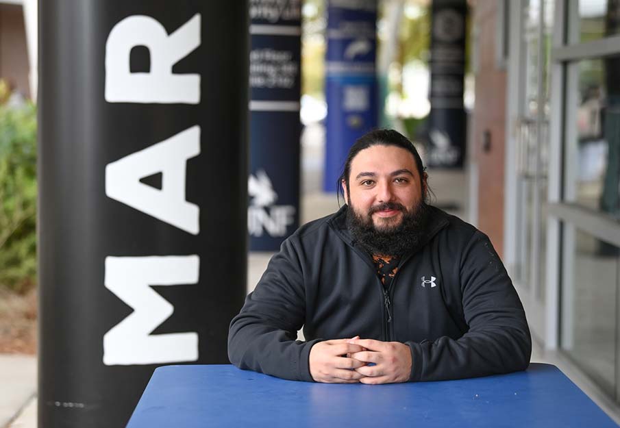 UNF student veteran George Shannon