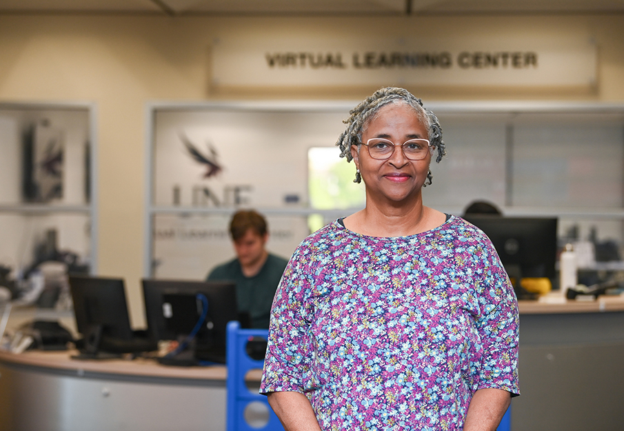 Beryl White-Bing, virtual learning librarian at UNF's Carpenter Library