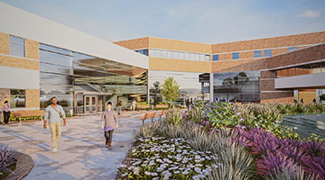 Rendering of new Coggin addition