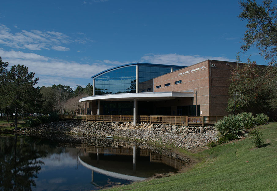 Outside structure of the Adam W. Herbert University Center