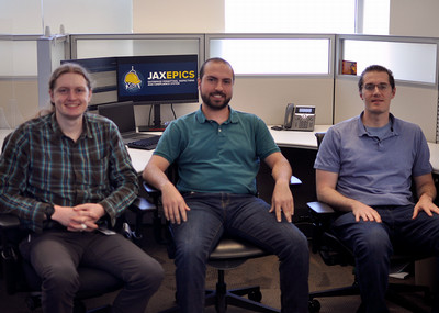 Pictured left to right: UNF alums John Tyler, Ryan Rukab and Jason Swinehart. Photo credit: Brad Biringer