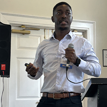 Makaya Malila speaking at Timucuan Ecological and Historic Preserve Symposium 2024