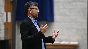 Rohan Patel talking