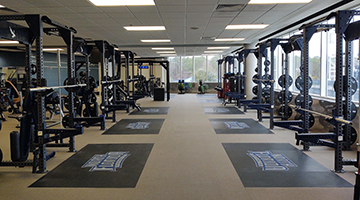 New equipment in the Student Wellness Complex