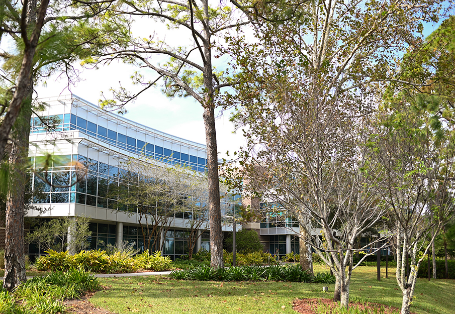Outside of Tom and Betty Petway Hall