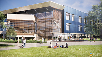 Rendering of future Student Success Center
