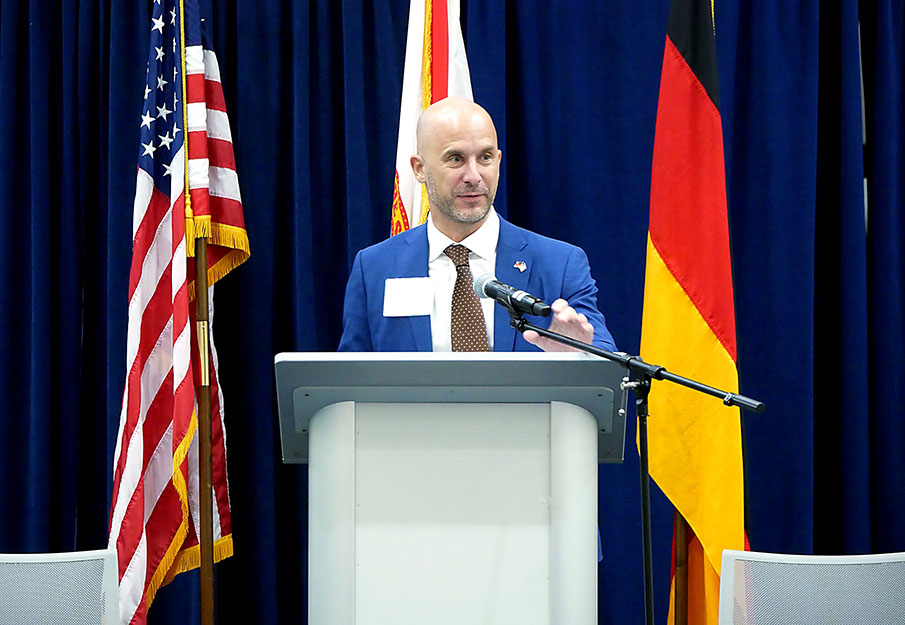 Panel with German business leaders