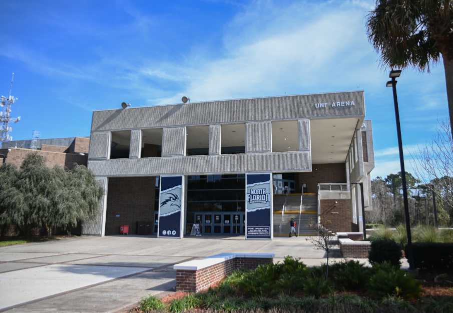 Exterior of the UNF Arena