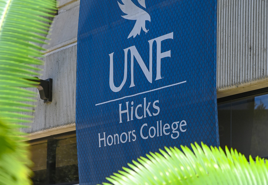 Hicks Honors College banner
