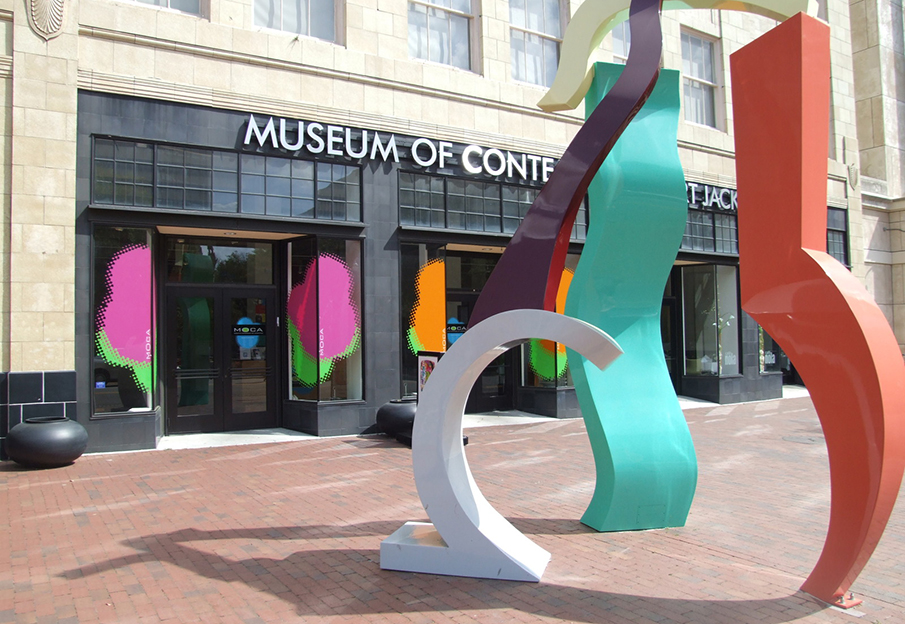 Outside view of the MOCA Jacksonville building downtown