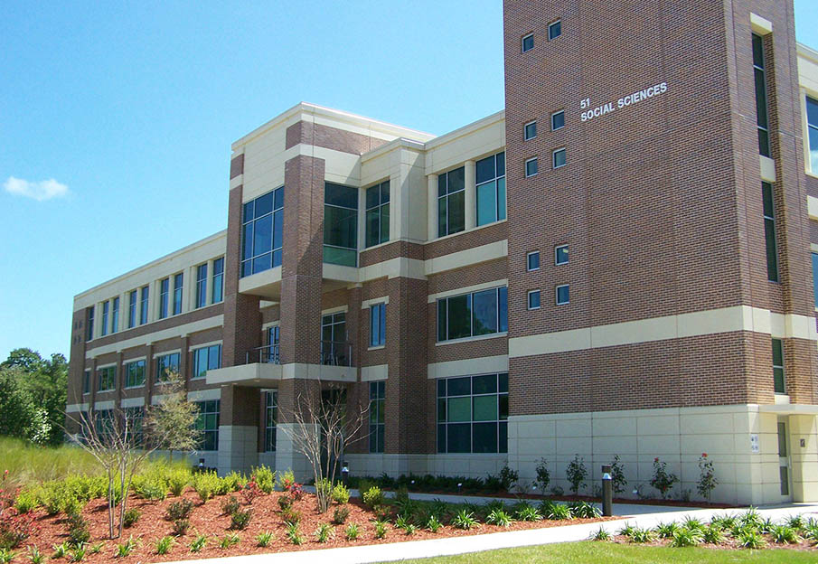 Outside view of the social sciences building