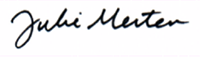 julie merten signature