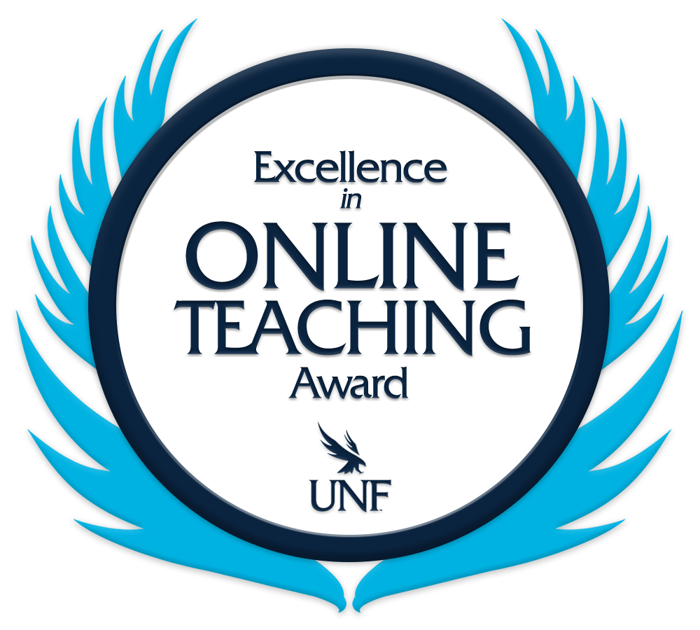 Excellence In Online Teaching Award Badge