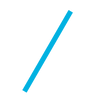 decorative slash cyan