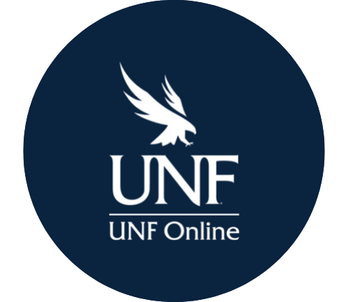 UNF Online logo with Osprey