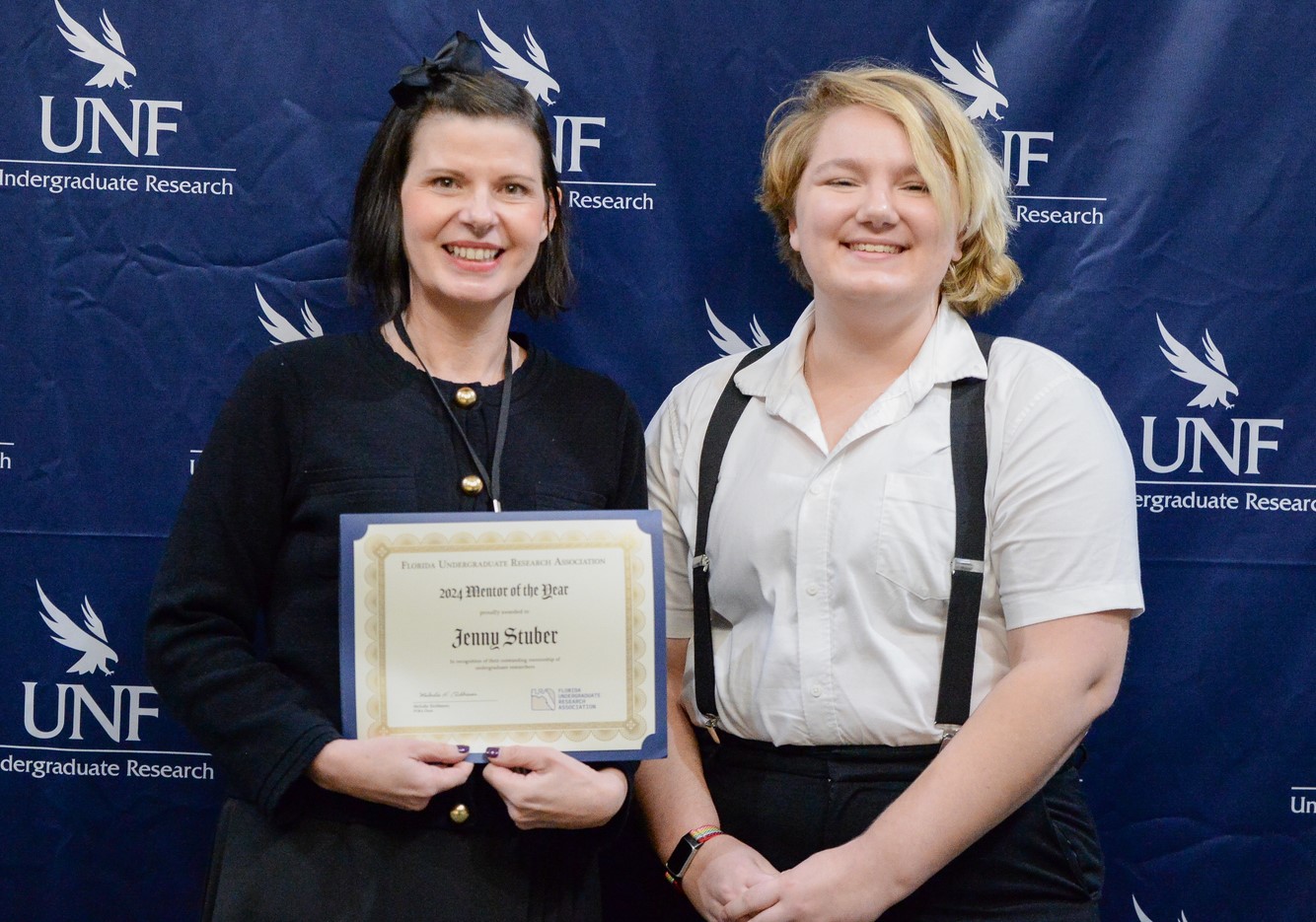 Charlotte Arechederra and Dr. Jenny Stuber March 2024 Researchers of the Month