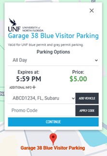 A screen shot example of using aimsmobilepay.com 
