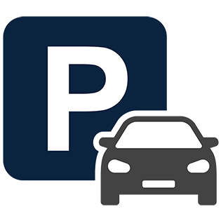 parking sign and car icon