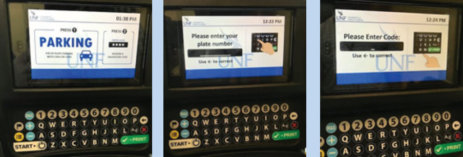 kiosk-screen instructions