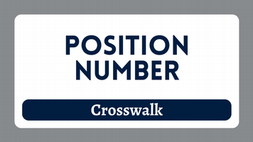 Position Number Crosswalk Tile