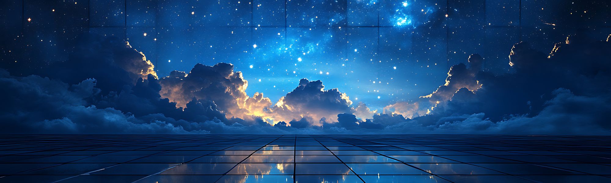 AI generated image of a futuristic space
