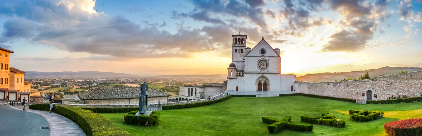 Panorama picture of central Italy 