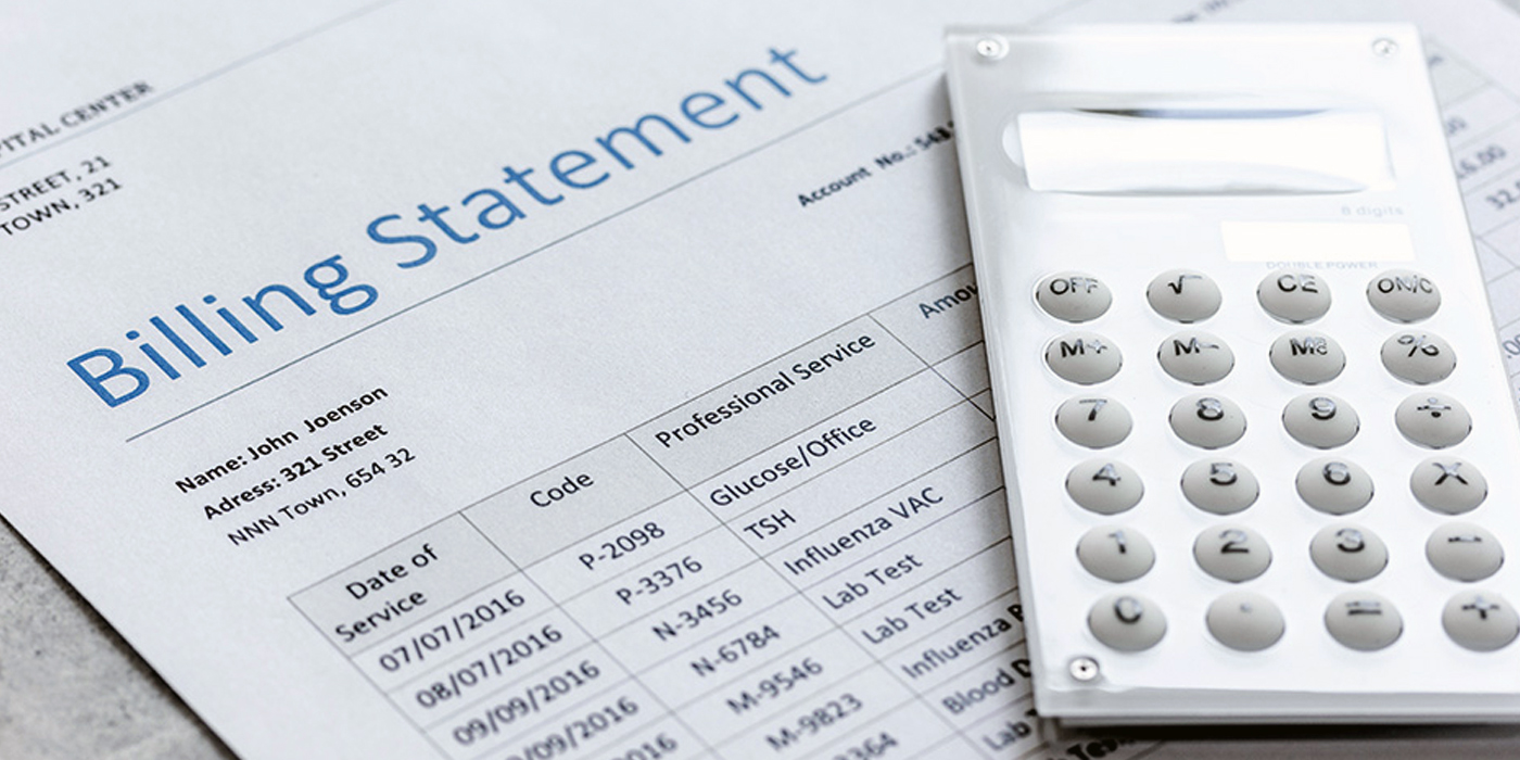Billing statement and calculator
